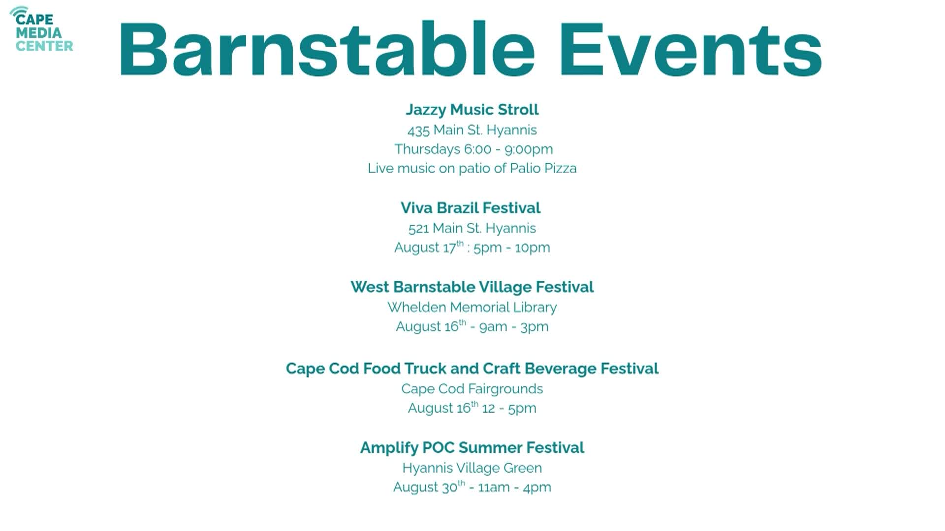 Barnstable Bulletin 8-15 updated