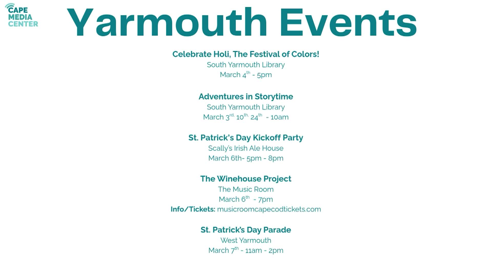 Thumbnail image for Yarmouth Events 2-27-26