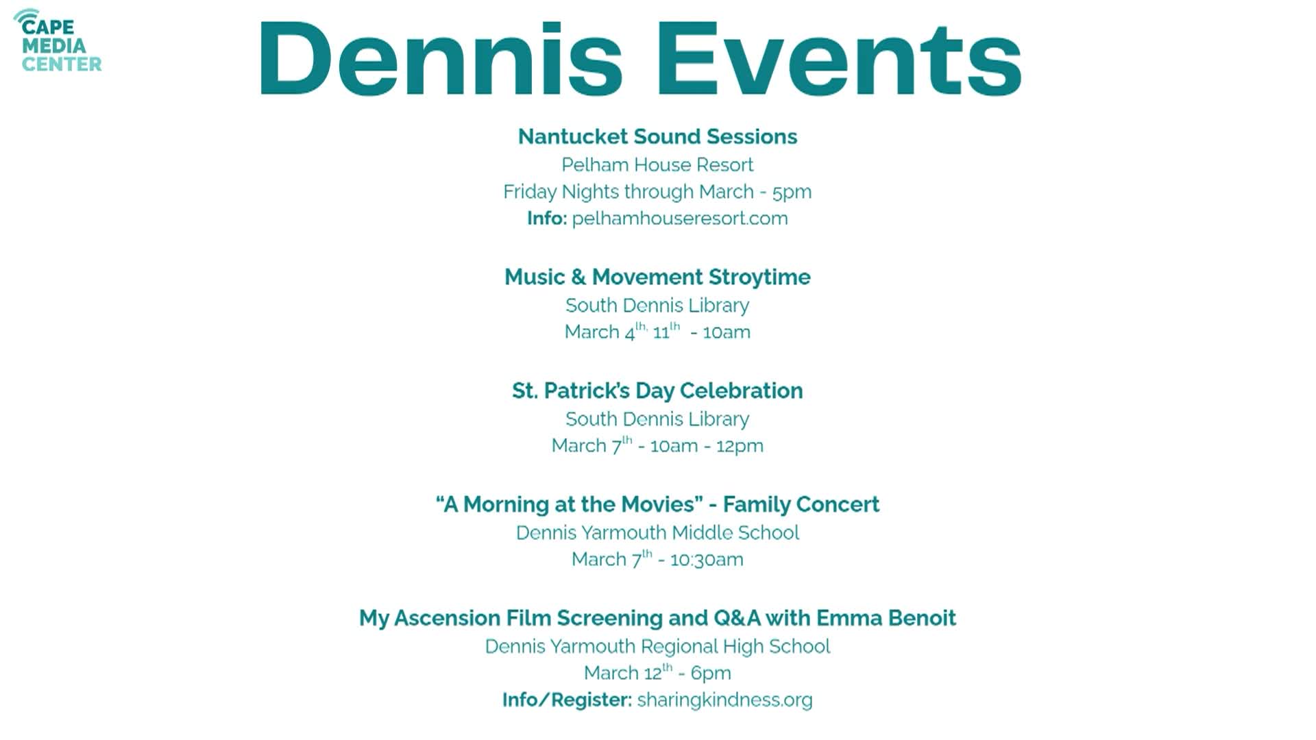 Thumbnail image for Dennis Events 2-27-26