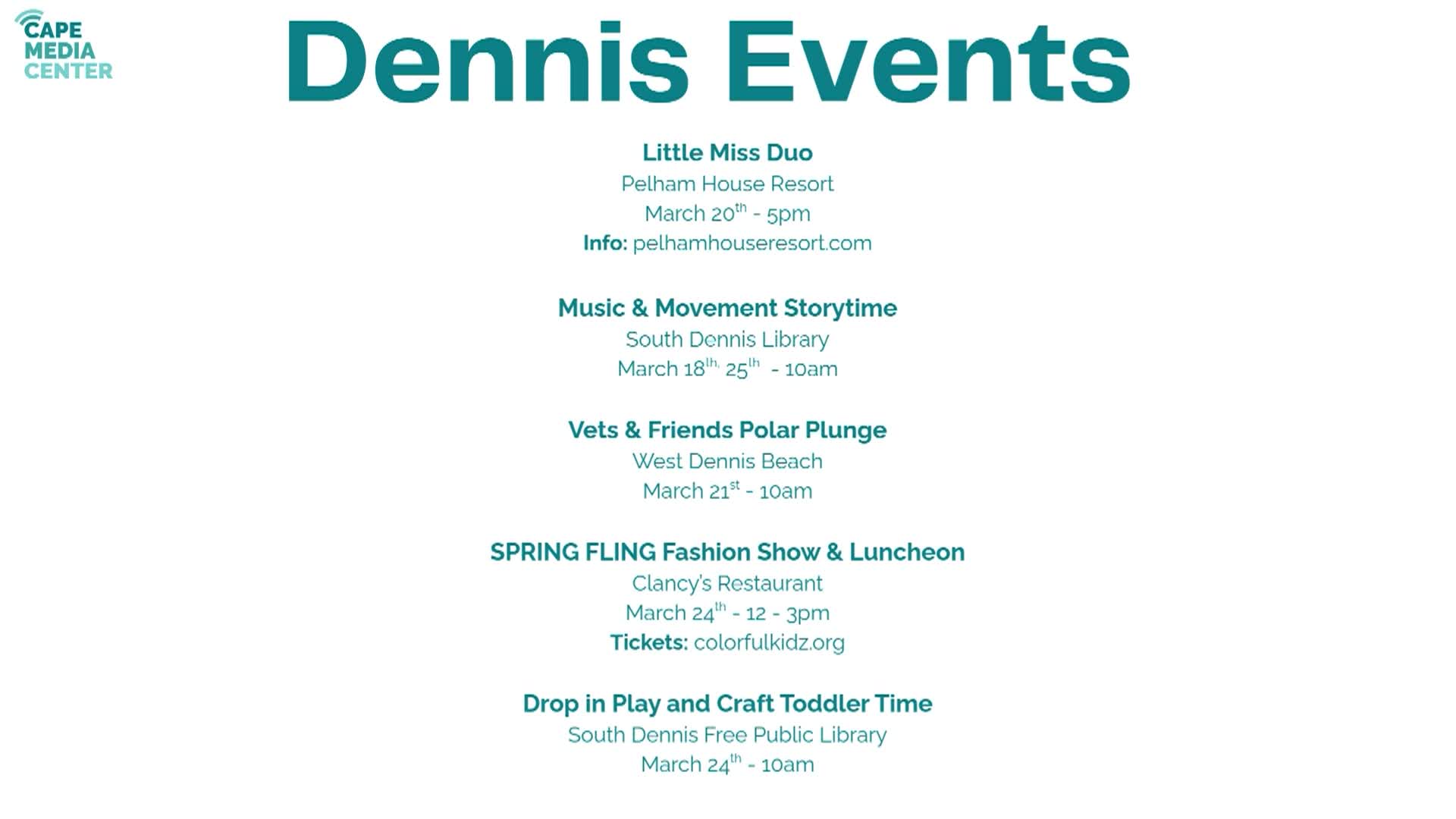 Thumbnail image for Dennis Events 3-13